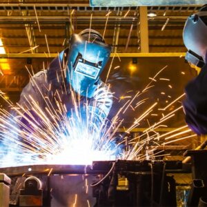 Man Welding for Skilled Trade Staffing