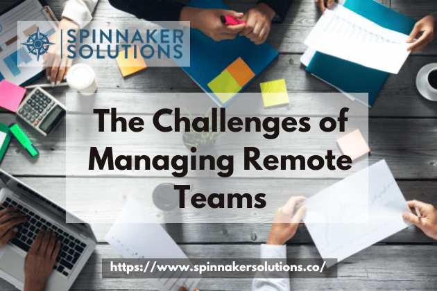 graphics on the challenges of managing remote teams